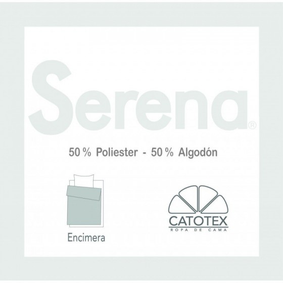 Sábana Encimera Serena 50/50 Catotex blanco